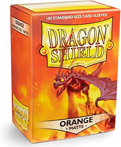 Dragon Shield Orange Matte 100 Count