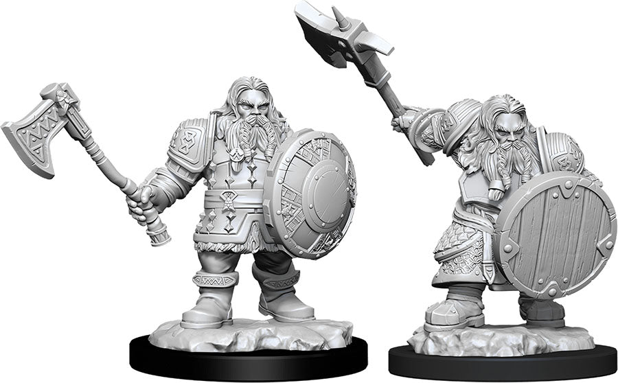 Dungeons & Dragons: Nolzur's Marvelous Unpainted Miniatures - W11 Male Dwarf Fighter
