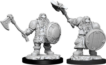 Dungeons & Dragons: Nolzur's Marvelous Unpainted Miniatures - W11 Male Dwarf Fighter