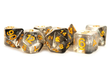 Unicorn Resin Poly Dice Set: Rogue Rage (7)