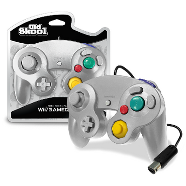 Gamecube/Wii Controller - Silver (Old Skool)