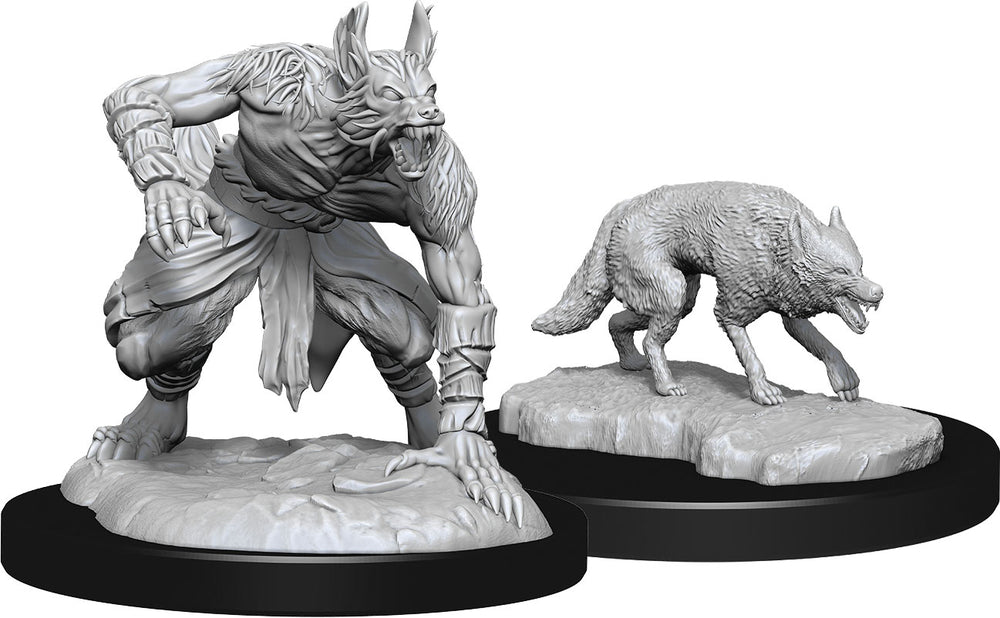 Dungeons & Dragons Nolzur`s Marvelous Unpainted Miniatures: W14 Jackalwere & Jackal