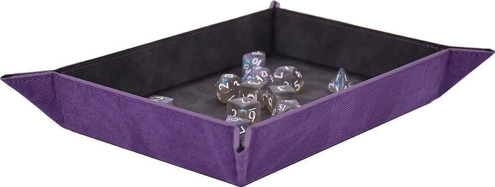 Foldable Dice Rolling Tray - Amethyst