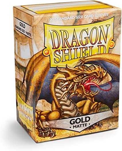 Dragon Shield Gold Matte 100 Count