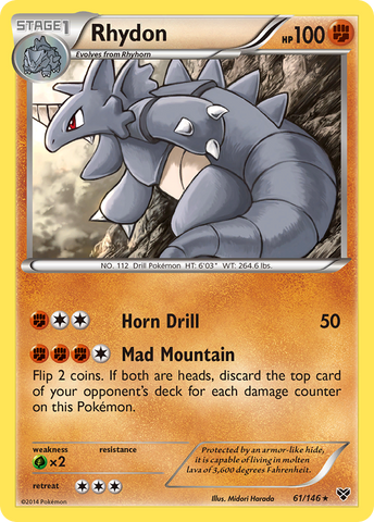 Rhydon (61/146) [XY: Base Set]