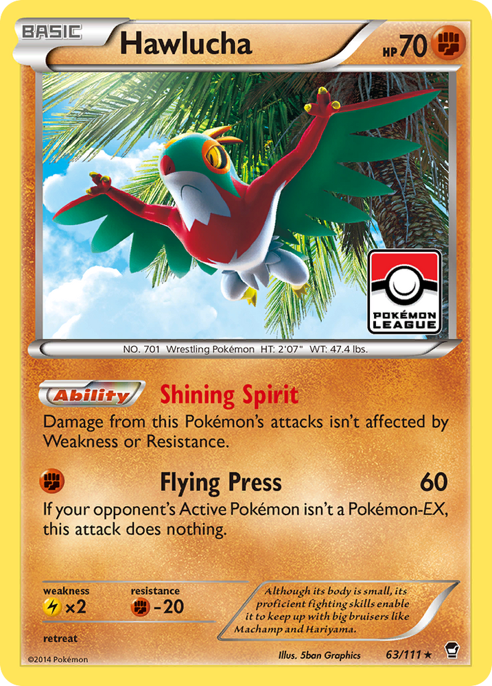 Hawlucha (63/111) [XY: Furious Fists]