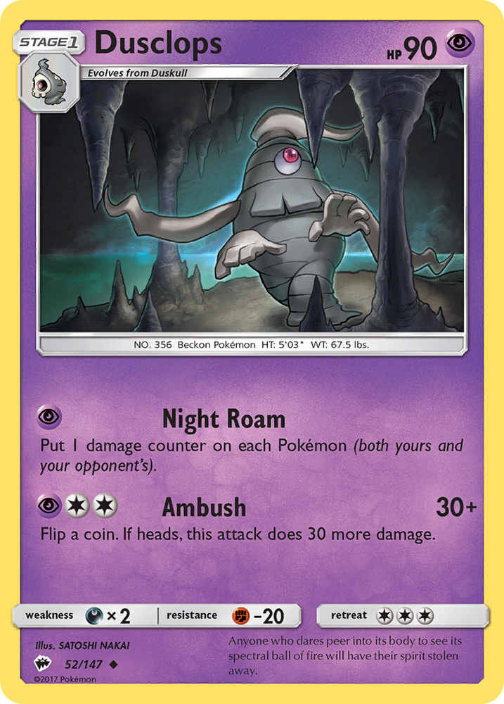 Dusclops (52/147) [Sun & Moon: Burning Shadows]