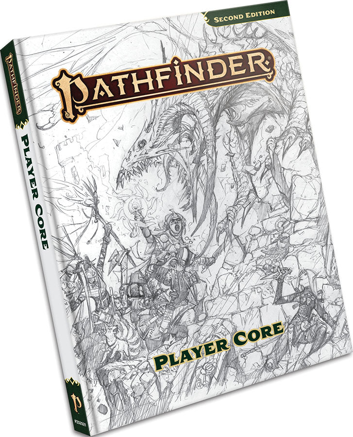 Pathfinder RPG: Player Core Rulebook Hardcover (Sketch Cover Edition) (P2)