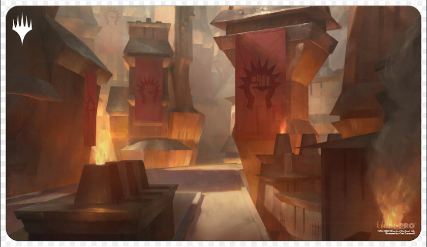 Magic the Gathering CCG: Ravnica Remastered Playmat from the Boros Legion