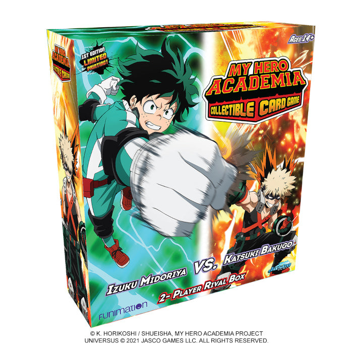My Hero Academia CCG: Izuku vs Katsuki 2-Player Rival Deck