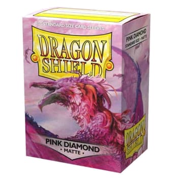 Dragon Shields: (100) Matte - Pink Diamond