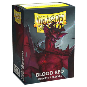 Dragon Shield Blood Red Matte 100 Count