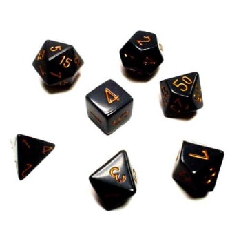7CT OPAQUE POLY DARK GREY/COPPER DIE SET
