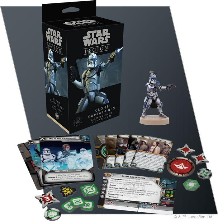 SW Legion: Clone Captain Rex Commander Expansion