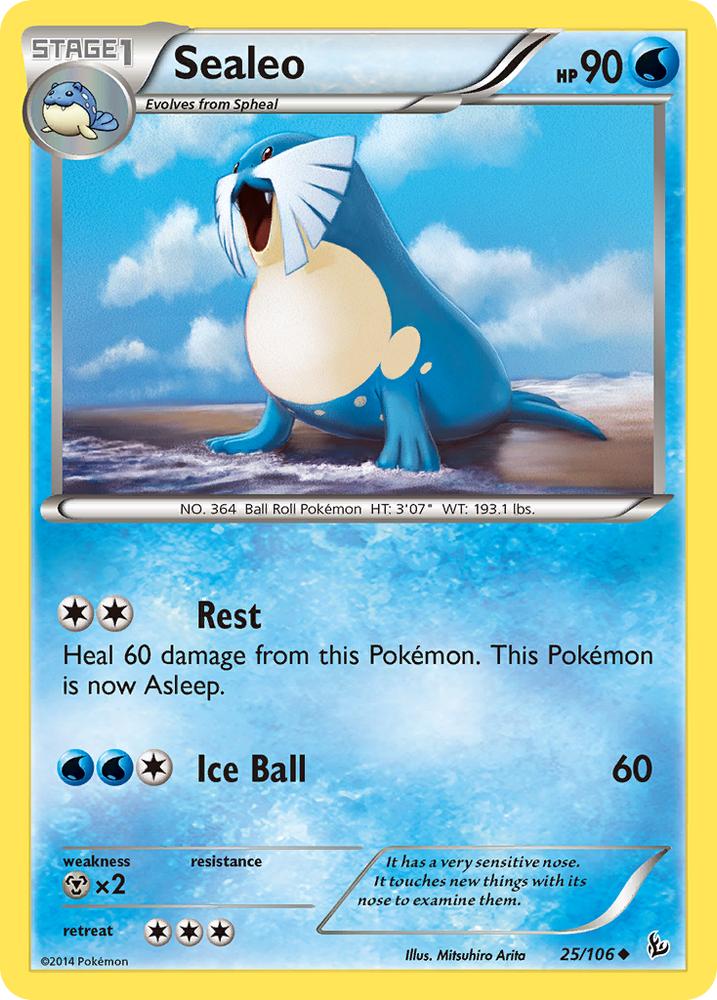 Sealeo (25/106) [XY: Flashfire]