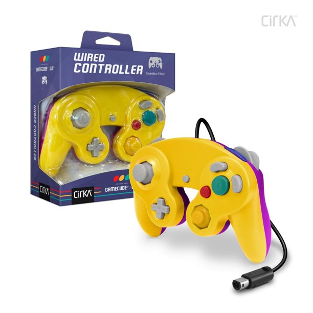 Gamecube/Wii Controller -Yellow/Purple (CirKa)