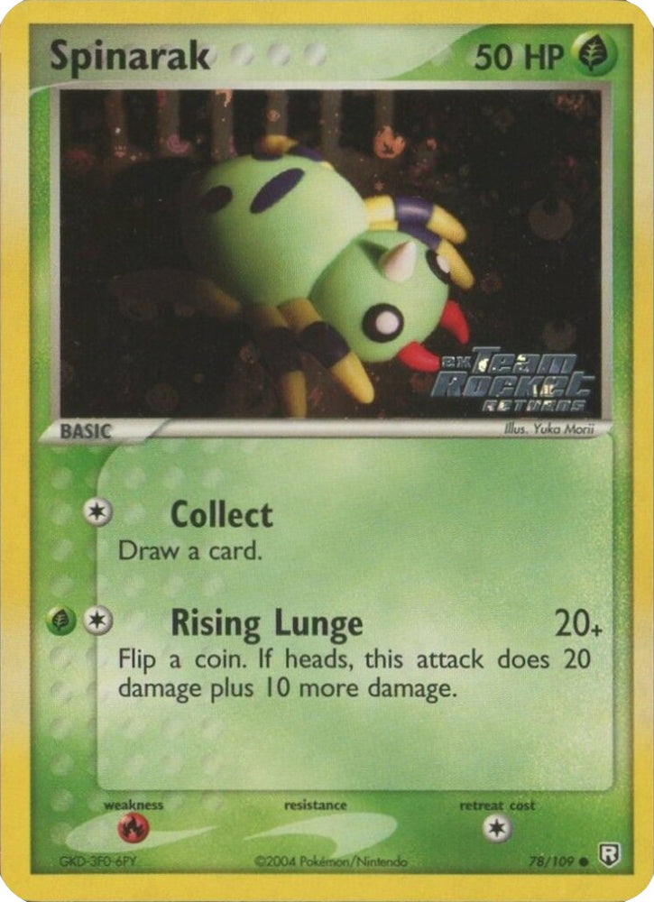 pokemon card spinarak Spinarak 102/189 x4 - DAA