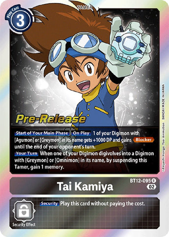 Tai Kamiya [BT12-095] [Across Time Pre-Release Cards]