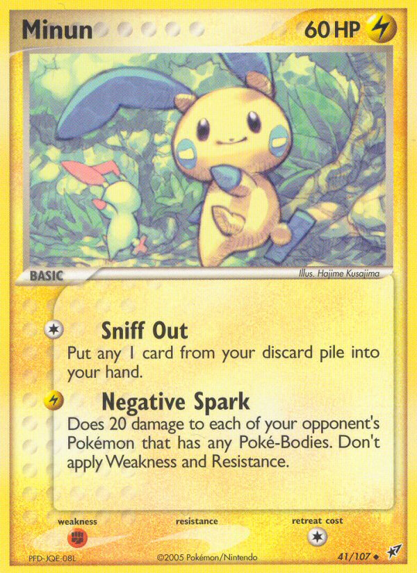why are japanese pokemon cards worth less Minun (41/107) [EX: Deoxys]