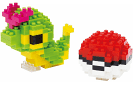 Nanoblock Pokemon Series: Caterpie and Poke Ball