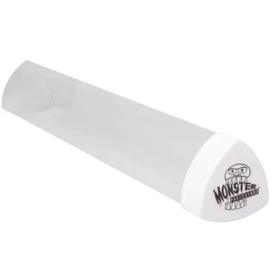 Monster Playmat Tube (Clear w/ white lid)