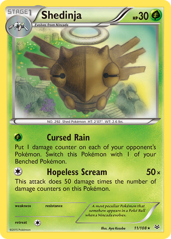 Shedinja (11/108) [XY: Roaring Skies]