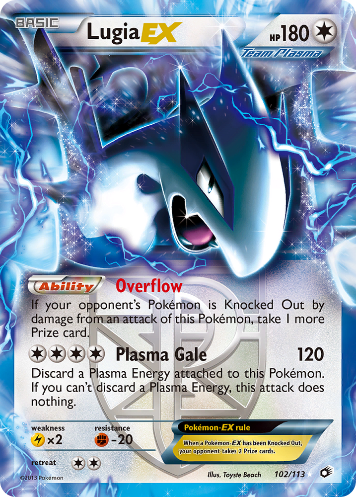 Lugia EX (102/113) [Black & White: Legendary Treasures]