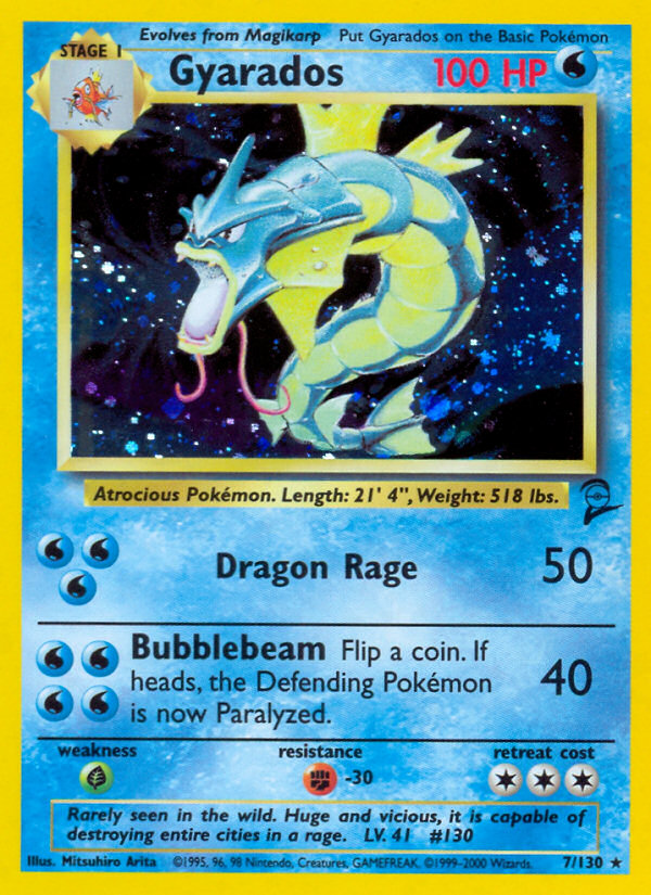 Gyarados (7/130) [Base Set 2]