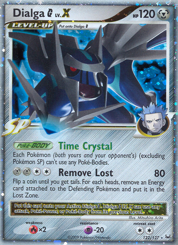 Pokemon Platinum Ultra Rare Dialga G LV.X #122