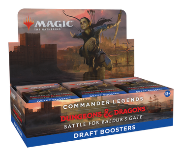 Commander Legends: Battle for Baldur's Gate - Draft Booster Display