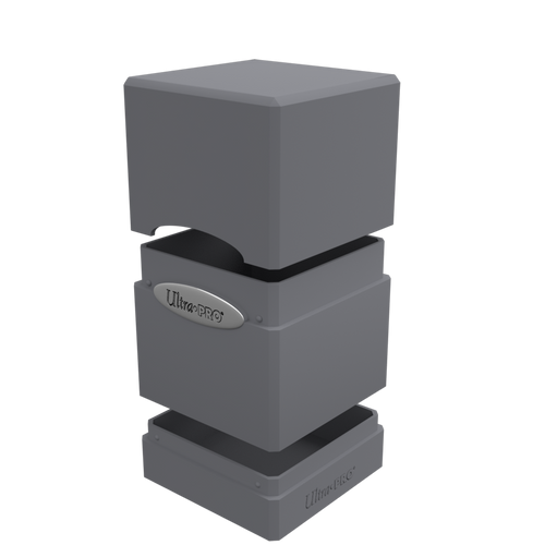 Classic Satin Tower Deck Box: Smoke Grey