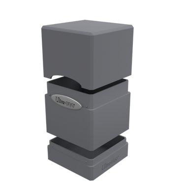 Classic Satin Tower Deck Box: Smoke Grey