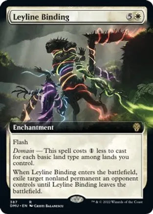 Leyline Binding [Dominaria United][Extended Art]