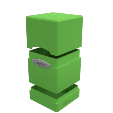 Classic Satin Tower Deck Box: Lime Green