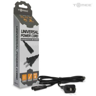 Universal Power Cord for PS4/ PS3 Slim/ PS2/ PS1/ Xbox/ Dreamcast/ Saturn - Tomee