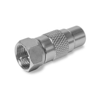 Coaxial F Plug Female Adapter Bulk