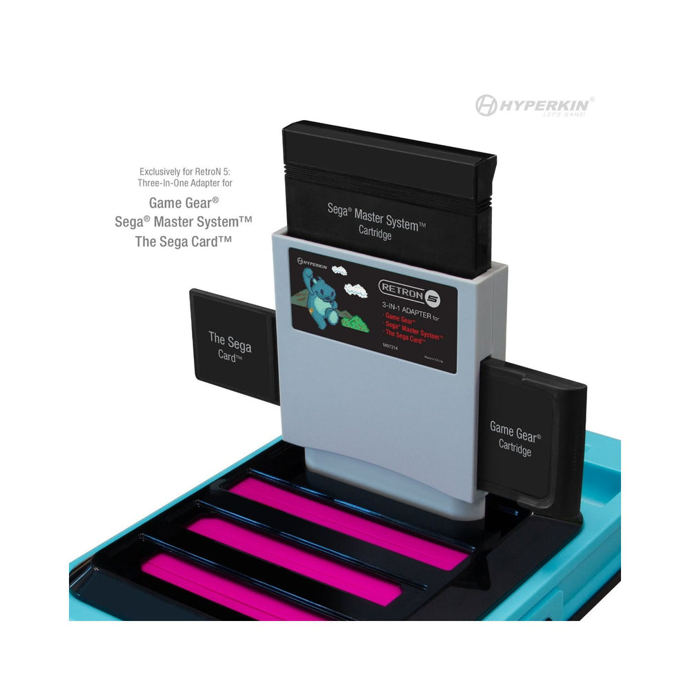 game gear master system adapter RetroN 5 3in1 Adapter For: Game Gear® / Master System™ / Master System™ Card