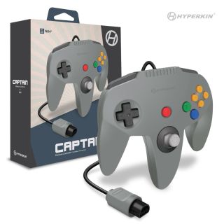 "Captain" Premium Controller for N64 (Gray) - Hyperkin