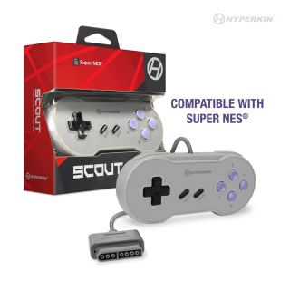 "Scout" Premium Controller for SNES (Gray) - Hyperkin