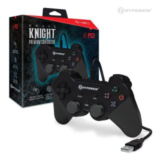 Brave Knight Premium Controller for PS3/ PC/ Mac (Black) - Hyperkin