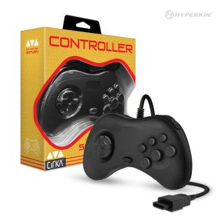 Controller for Sega Saturn (Black) - CirKa