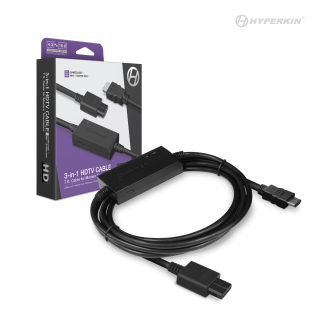 3-in-1 HDTV Cable for GameCube/ N64/ SNES - Hyperkin