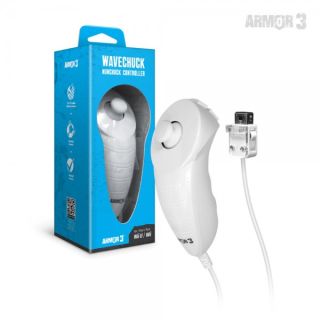 WaveChuck Nunchuck Controller Wii® / Wii U (White) - Armor3