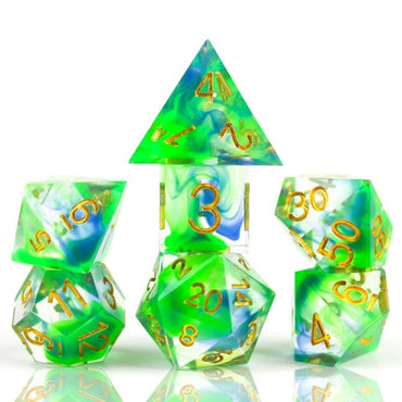RPG Dice Set (7): Sharp Cyprus