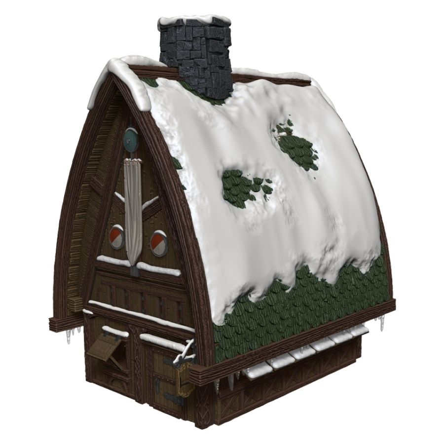 DUNGEONS AND DRAGONS: ICONS OF THE REALMS MINIATURES: ICEWIND DALE RIME OF THE FROSTMAIDEN PAPERCRAFT SET: TEN TOWNS